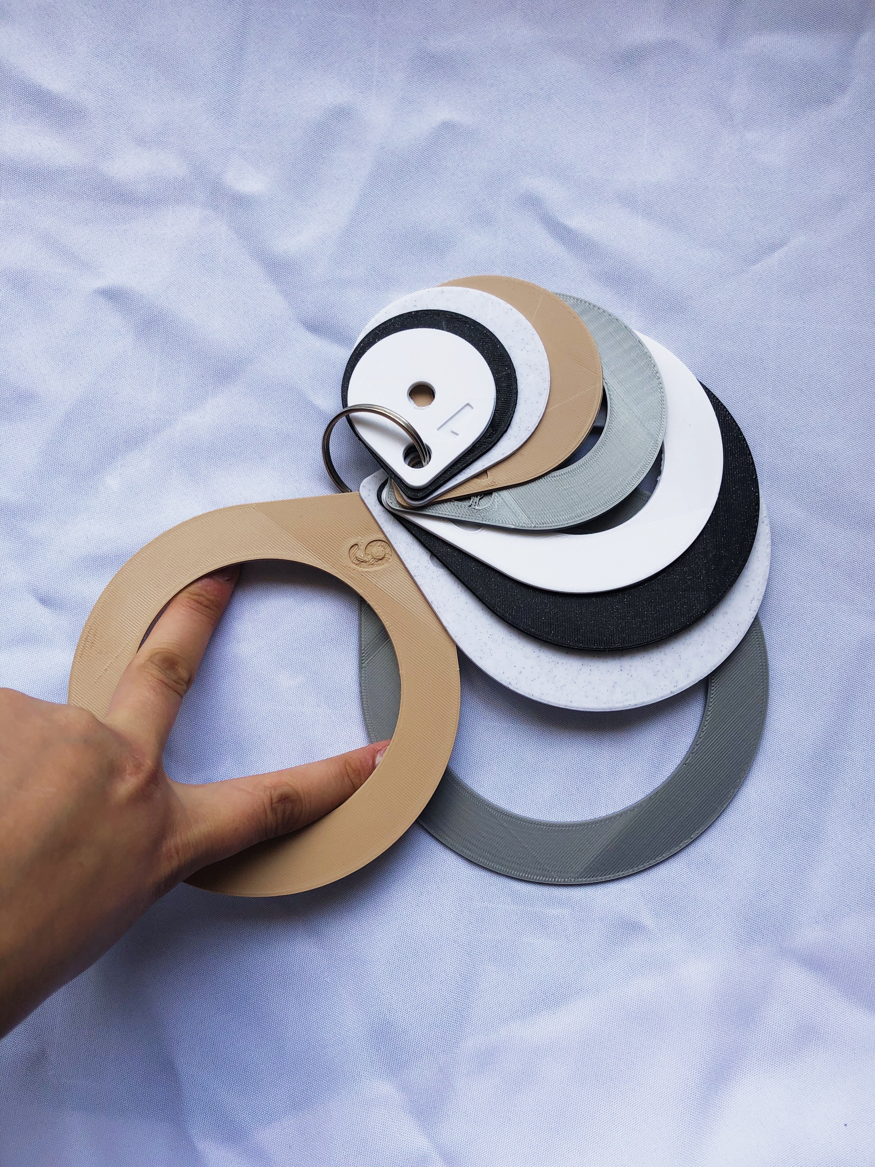 סט טבעות למדידת פתיחת צוואר הרחם