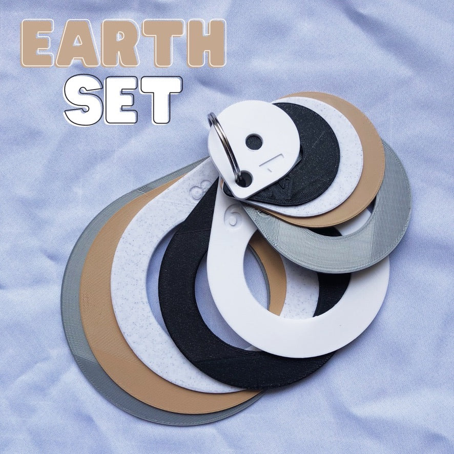 סט טבעות למדידת פתיחת צוואר הרחם