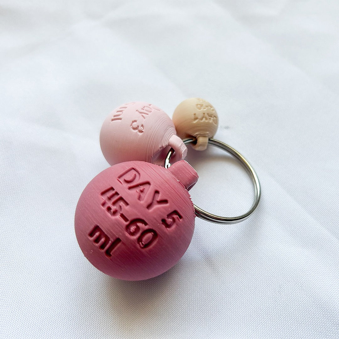 כדורי המחשה – גודל קיבה לתינוק