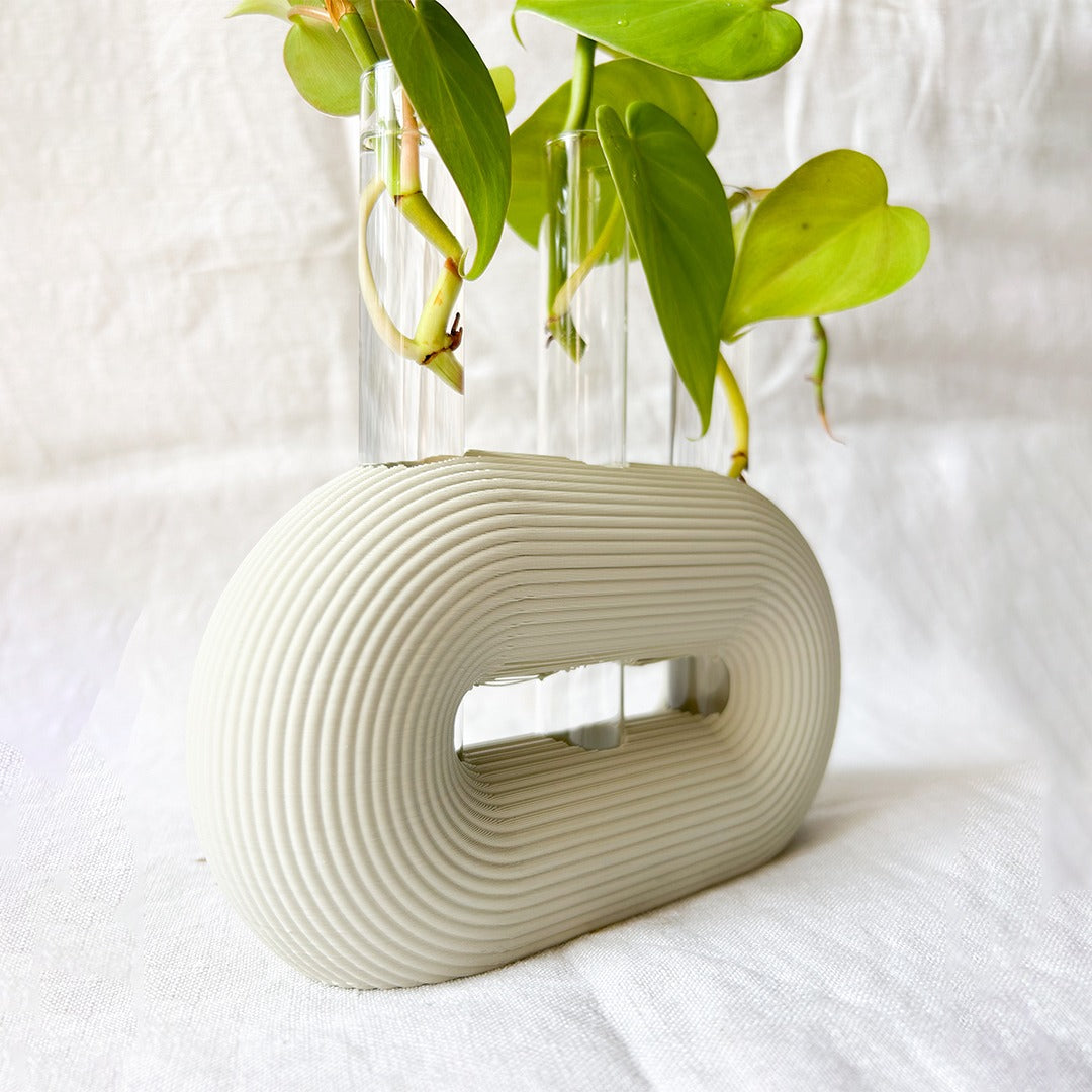 מתקן ייחורים "טריו" | 3 מבחנות זכוכית